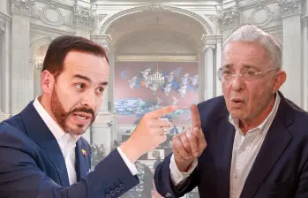 De la Espriella y Uribe mantenían una relación cercana, al punto que el abogado lo representó en algunos procesos judiciales. FOTOS: Colprensa / Juan Antonio Sánchez y Manuel Saldarriaga