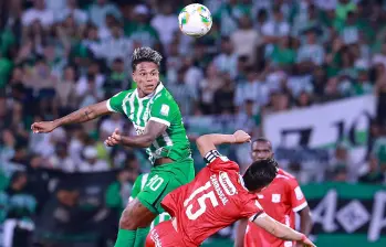 Juan Manuel Zapata es sinónimo de lucha en el mediocampo verdolaga. FOTO MANUEL SALDARRIAGA