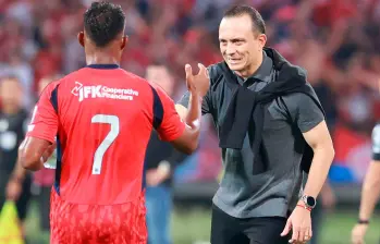 Alejandro Restrepo, uno de los artífices para llevar a Medellín a la final del fútbol colombiano. FOTO MANUEL SALDARRIAGA