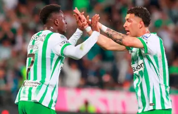 Nacional empató con Fortaleza en el Atanasio Girardot y Marlos Moreno volvió a anotar con el Verde. FOTO MANUEL SALDARRIAGA