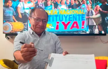 Armando Wouyurí Valbuena fue el promotor de la Constituyente del gobierno Petro. Actualmente su hermano Custodio lidera en el extremo norte de La Gaujira una de las 22 ETI delimitadas por la ANT y que De la Espriella dijo derogará en su gobierno. FOTO Redes