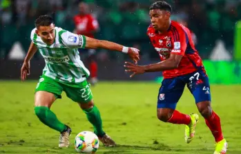 El Clásico Paisa entre Atlético Nacional y DIM cierra la fecha 17, el domingo a las 6:30 de la tarde, en el Atanasio Girardot. FOTO MANUEL SALDARRIAGA 