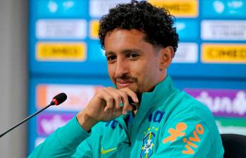 El defensa Marquinhos habló sobre la llegada de Carlo Ancelotti a la Canarinha y las expectativa por el duelo del jueves ante Ecuador. FOTO: Getty