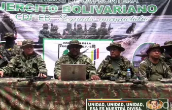 Comandos de la Frontera está en una mesa de paz con el Gobierno. Foto: tomada de video