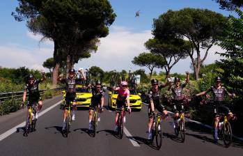 Jonas Vingegaard contó con un gran equipo que le ayudó a confirmar su favoritismo en el Giro de Italia. FOTO X-GIRO