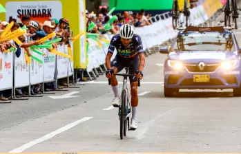 Diego Camargo dio un gran golpe en el Clásico RCN. Ahora va por su segundo título en una carrera grande en el país tras ganar la Vuelta a Colombia en 2020. FOTO: Cortesía Anderson Bonilla