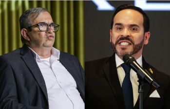 Rodrigo Londoño, integrante del partido Comunes, volvió de Europa este 14 de junio. Abelardo de la Espriella ha dicho que lo quiere tras las rejas. FOTOS: Colprensa