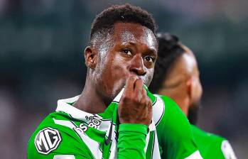 Con goles y desequilibrio, Marlos Moreno vuelve a ilusionar a los hinchas de Atlético Nacional. FOTO MANUEL SALDARRIAGA