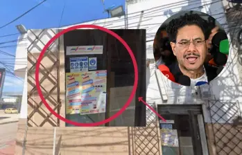 En esta casa de Barranquilla funciona la litografía Samat Publicidad S.A.S. Foto: redes y AFP