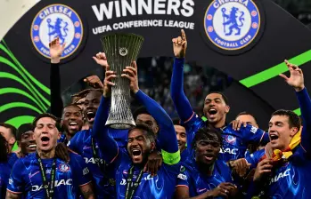 Esta es la primera corona en su historia para el Chelsea de la Conference League. FOTO: AFP