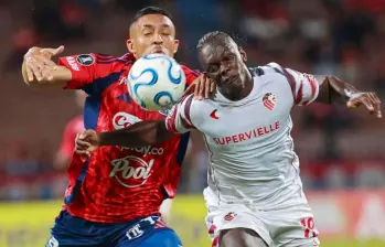 Independiente Medellín disputará la segunda fecha de la Copa Libertadores el próximo jueves, como visitante ante Flamengo, tras el empate 1-1 en casa contra Estudiantes de la Plata. FOTO: Manuel Saldarriaga