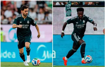 Bernardo Silva y Vinicius, las dos grandes novedades del Real Madrid frente a Ferencvaros. FOTOS: X Real Madrid