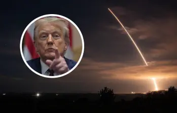 Con el lanzamiento, la Fuerza Aérea estadounidense evaluó la confiabilidad, la preparación operativa y la precisión del misil Minuteman III, la columna vertebral de la disuasión nuclear de EE. UU. FOTO: Getty y redes sociales @DeptofWar