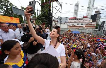 María Corina Machado. Foto: X María Corina Machado @MariaCorinaYA