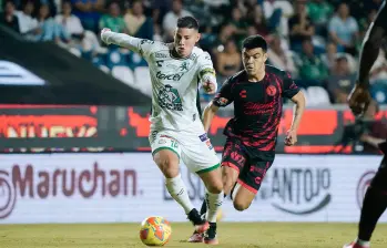 James Rodríguez disputó su noveno partido en el torneo mexicano con el León. FOTO: Tomada de X @clubleonfc