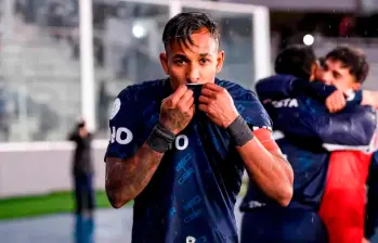 Sebastián Villa ya está en los octavos de final de la Copa Libertadores con Independiente Rivadavia. FOTO GETTY