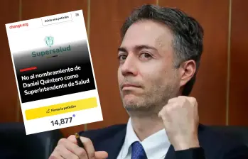 Tras el nombramiento de Daniel Quintero como Superintendente Nacional de Salud, miles de ciudadanos han expresado su rechazo a la decisión. Foto: