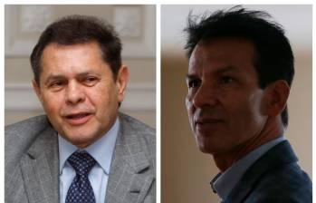 Izquierda: el condenado empresario Carlos Mattos. Derecha: el exjuez Reinaldo Huertas. FOTO: COLPRENSA