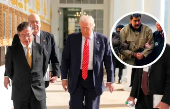 El presidente colombiano destacó gestos y pormenores del diálogo, así como la posibilidad de cooperación y mediación internacional en temas sensibles. FOTO: PRESIDENCIA/GETTY