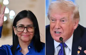 Delcy Rodríguez, líder encargada del régimen de Venezuela, agradeció al presidente de EE. UU. por acuerdo sobre petroleo. FOTOS: AFP