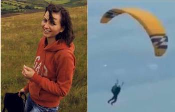 Paulina Pala Biskup, de Polonia, murió tras caer de un parapente en Roldanillo, Valle del Cauca. FOTO: Tomada de redes sociales Paulina Pala Biskup