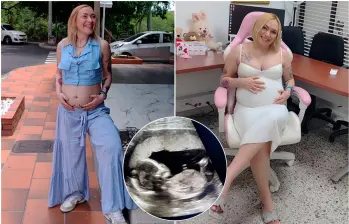 La última publicación de la jueza Vivian Polanía en su cuenta de Instagram fue la ecografía de su hijo. FOTOS: Tomadas de Instagram @heidyvivianpolaniafranco