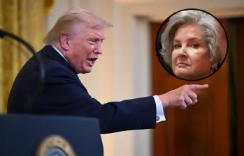 La jefa de despacho de Trump, Susie Wiles, aseguró que el presidente de Estados Unidos tiene las características de una persona alcohólica. Foto: AFP. 