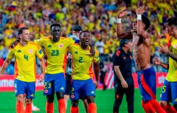 La Selección Colombia en partido en Barranquilla. FOTO: JUAN ANTONIO SÁNCHEZ 