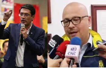 Camilo Romero exgobernador de Nariño y Pedro Rodríguez, exasesor de la UNGRD. FOTOS: Colprensa