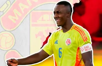 El futbolista Cristian Orozco fue una de las figuras de la Selección Colombia sub-17 que terminó subcampeona del Sudamericano de la categoría que se jugó este año en nuestro país. FOTO: Cortesía Federación Colombiana de Fútbol. Diseño: Luisa Obando, El Colombiano