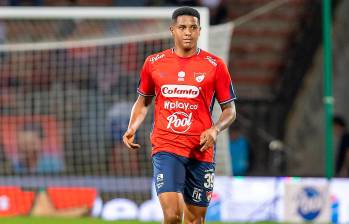 Luis Escorcia marcó su primer gol como profesional en la victoria contra América. En el clásico tuvo algunos errores. Foto: Camilo Suárez