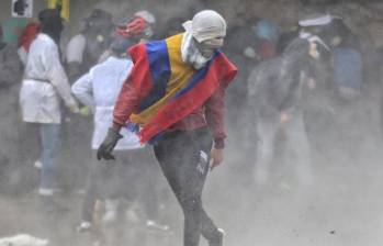 Esta semana volvieron a producirse manifestaciones en los alrededores de la Universidad Nacional sede Bogotá. FOTO: COLPRENSA
