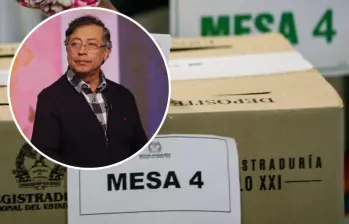 El presidente Gustavo Petro incurrió en varias imprecisiones en su última alocución donde hizo referencia al sistema electoral colombiano. Fotos: Colprensa