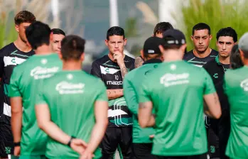 James Rodríguez suma dos goles en el actual torneo de México. Con Ignacio Ambriz espera mejorar sus cifras. FOTO: Tomada de X @clubleonfc
