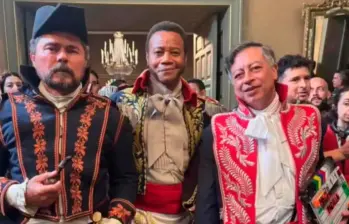 La filtración de esta foto desató una oleada de memes y críticas. Los realizadores se preguntaron por los recursos públicos dados a la película y los mecanismos para asignarlos. FOTO Caracol Radio