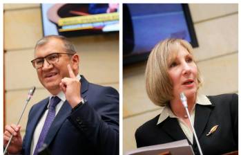 Tanto Miguel Efraín Polo como Claudia Dangond Gibsone obtuvieron 50 votos. FOTO: SENADO