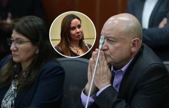 Sandra Ramírez y Julián Gallo, excongresistas del Partido Comunes, estuvieron entre aquellos que rechazaron las declaraciones de Tarazona. Foto: Colprensa.