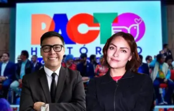 La consulta del Pacto Histórico del pasado 26 de octubre obtuvo más de 2,7 millones de votos y definió el candidato presidencial para 2026 (Iván Cepeda) y el orden de las listas al Congreso. Estos son Walter Alfonso Rodríguez Chaparro y Laura Daniela Beltrán Palomares. Foto: Colprensa/Redes Sociales. 