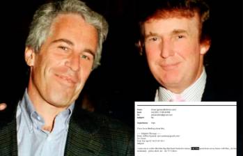 Jeffrey Epstein y Donald Trump compartieron una amistad de 15 años, antes de que, según los informes, se distanciaran en 2004 por un negocio inmobiliario. FOTO: Getty y Oversight Committee
