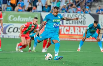 El delantero antioqueño Andrés Rentería, de 32 años, fue el goleador del fútbol profesional colombiano. FOTO: TOMADA DEL INSTAGRAM DE @toporenteria09