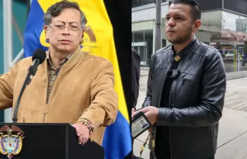 Gustavo Petro y Jota Pe Hernández se vieron las caras en la Sala Especial de Instrucción de la Corte Suprema de Justicia. Fotos: Colprensa