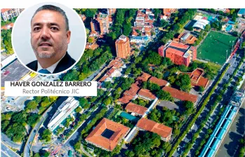 La sede del Politécnico Colombiano Jaime Isaza Cadavid está ubicada en El Poblado. El campus principal cuenta con una extensión aproximada de 60.000 metros cuadrados. FOTO EL COLOMBIANO 