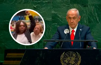 Con este gesto el Gobierno de Gustavo Petro reafirmó su postura crítica, acusando a Israel de genocidio y defendiendo la causa palestina en escenarios internacionales. FOTO: Captura de video