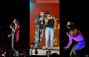 Blessd convirtió el Atanasio Girardot en un barrio popular paisa, ante miles de jóvenes que crecieron con su música. FOTOS: EL COLOMBIANO