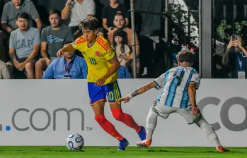 Samuel Martínez, entre las figuras de Colombia en el Sudamericano Sub-17. Foto Cortesía FCF