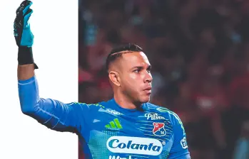 Éder Chaux ha sido el titular en el Medellín durante todo agosto. En este mes, los rojos han mostrado buen nivel. FOTO juan antonio sánchez