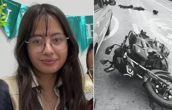 Así fue como ocurrió el accidente de tránsito en el que murió Sonia Alejandra Izquierdo, en Bogotá. FOTOS: Tomadas de las redes sociales 