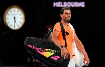Rafael Nadal aún no logra encontrar su mejor estado físico. No renuncia a competir en Roland Garros, en mayo próximo. FOTO AFP