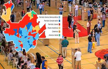  El Centro Democrático fue el partido más votado con 741.000 (32,5% de la participación), mientras el Pacto creció su votación en más de 166.000 votos y será la segunda fuerza. FOTO: EL COLOMBIANO