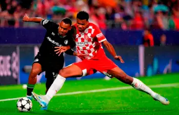 El futbolista vallecaucano Jhon Solís disputó 61 partidos en su paso por el Girona de España. Anotó un gol y dio una asistencia. Foto: Getty